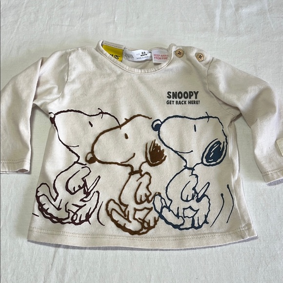 Zara Other - 6-9M Snoopy Long Sleeve Shirt,  Zara x Peanuts